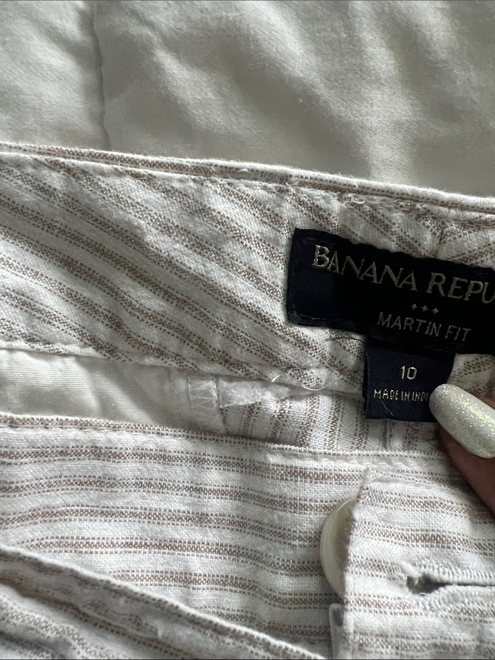 Women’s Banana Republic Cotton/Linen beach wear pants sz 10